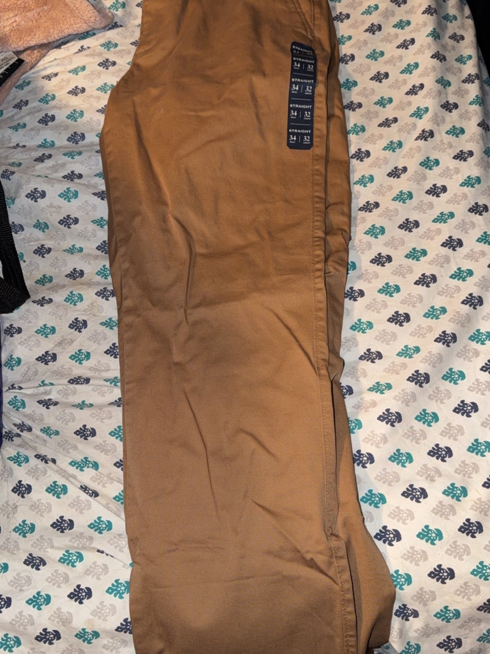 J. Crew Men's Straight Chinos in Tan